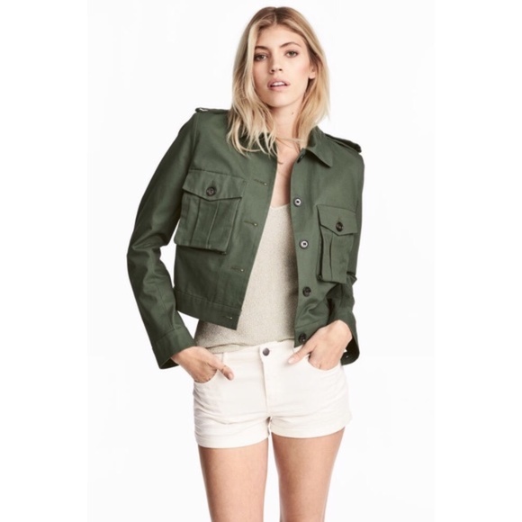 cropped cargo jacket